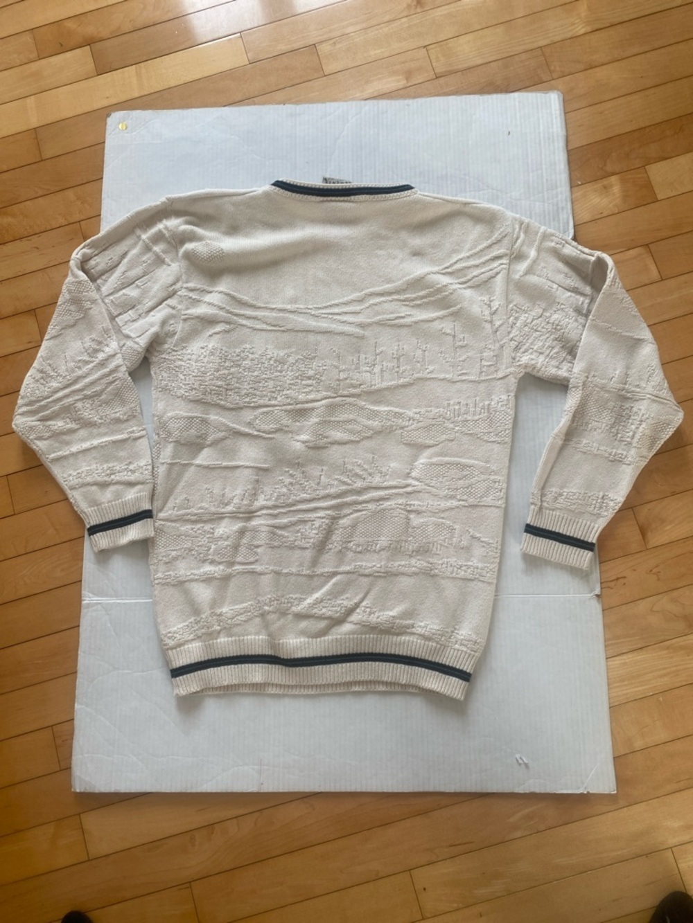 1990’s Northern Elements Cotton crew neck men’s sweater timber wolf Size Small - Picture 8 of 16